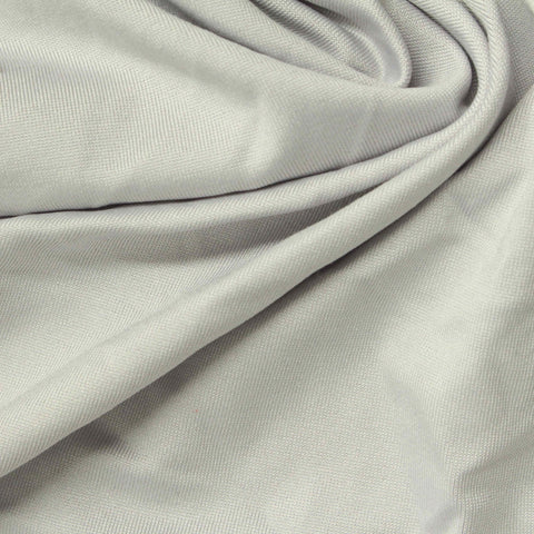 Polyester Stretch Jersey Knit Fabric, 260 gsm — White