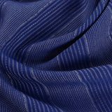 Blue Horizontal-Stripe Jacquard, Cotton-Poly — photo 2