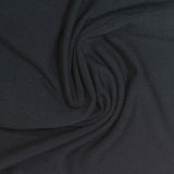 Viscose Stretch Jersey Knit Fabric, 280 gsm, 160 cm — Black — photo 2
