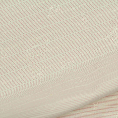 White Tone-on-Tone Jacquard, Poly-Cotton, 115 gsm