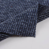 Dark Blue Marl Chunky Knit, Polyester — photo 2