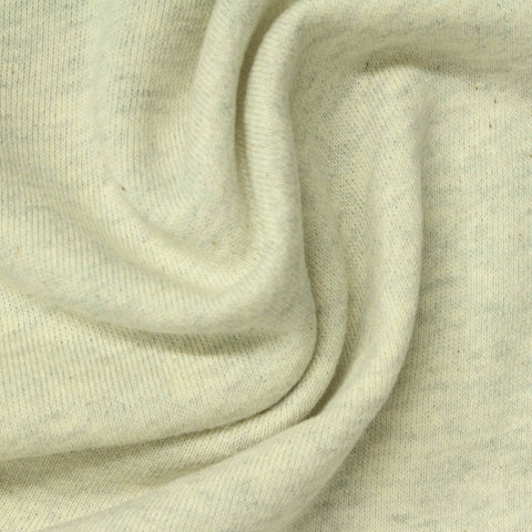 Light Grey Marl French Terry, Cotton, 260 gsm, 180 cm