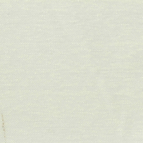 Linen Polyester Jersey Knit Fabric, 200 gsm, 150 cm — White