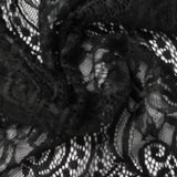 Black Floral Lace, Nylon — photo 2