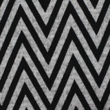 Black Chevron Knit, Polyester — photo 2