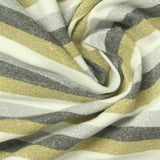 Grey Horizontal-Stripe Knit, Metallic-Poly — photo 2
