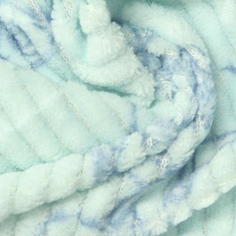 Blue Abstract Knit, Polyester, 250 gsm