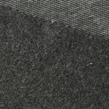 Black Herringbone Interlock Knit, Polyester — photo 2
