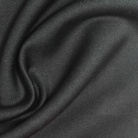 Polyester Viscose Stretch Scuba Knit Fabric, 340 gsm, 160 cm — Grey, ref EF-265906