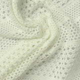White Stripes Mesh, Polyester — photo 2