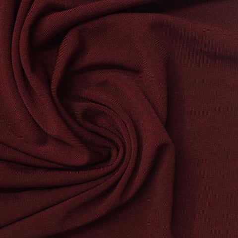Polyester Stretch ITY Knit Fabric, 210 gsm, 160 cm — Red