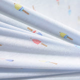 Printed Polyester Stretch Jersey Knit Fabric, 140 gsm, 160 cm — White — photo 2