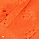 Orange Floral Jacquard, Polyester — photo 2
