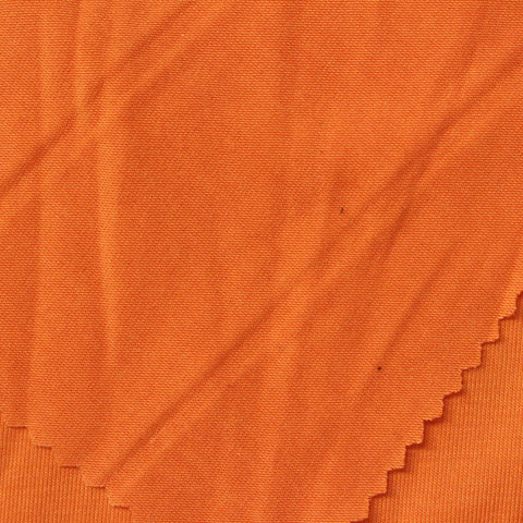 Cotton Polyester Jersey Knit Fabric, 156 gsm, 180 cm — Orange