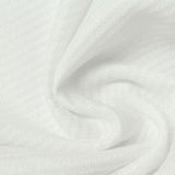 Polyester Stretch Knit Fabric, 210 gsm, 160 cm — White — photo 2