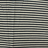 Navy Horizontal-Stripe Chunky Knit, Viscose — photo 2