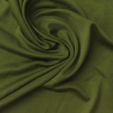 Polyester Stretch Milk Silk Knit Fabric, 160 gsm, 160 cm — Green — photo 2