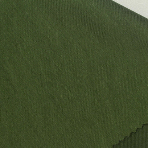 Viscose Polyester Stretch Scuba Knit Fabric, 240 gsm, 170 cm — Green