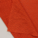 Viscose Polyester Stretch Chunky Knit Fabric, 199 gsm, 160 cm — Orange — photo 2