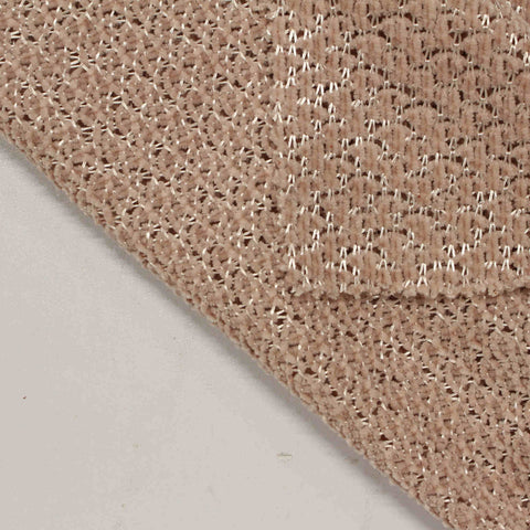 Silver Geometric Chenille, Polyester