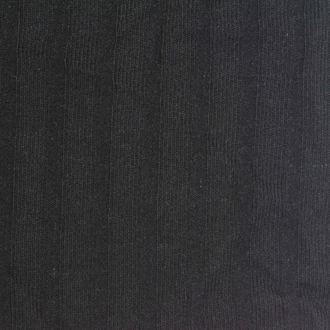 Dark Grey Herringbone Rib Knit, Poly-Viscose