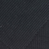 Viscose Stretch Rib Knit Fabric, 205 gsm, 160 cm — Navy — photo 2