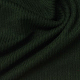 Polyester Viscose Rib Knit Fabric, 280 gsm, 150 cm — Green — photo 2