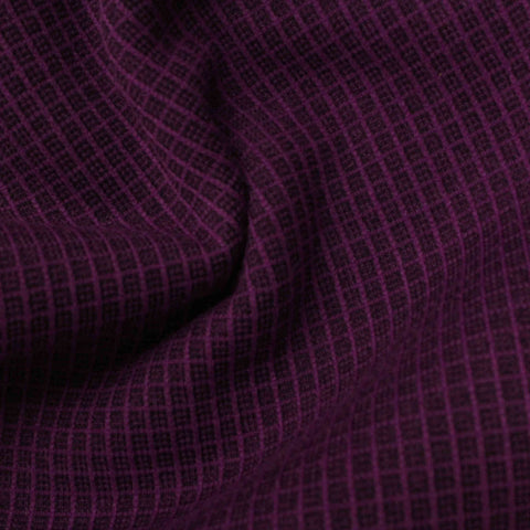 100% Polyester Chunky Knit Fabric, 320 gsm, 160 cm — Purple