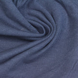 Cotton Stretch French Terry Fabric, 245 gsm, 185 cm — Blue — photo 2