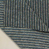 Striped 100% Cotton Chunky Knit Fabric, 260 gsm, 152 cm — Grey — photo 2