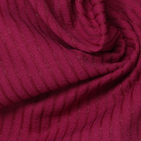 Magenta Tone-on-Tone Jacquard, Polyester