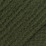 Dark Olive Textured Crepe, Polyester — photo 2
