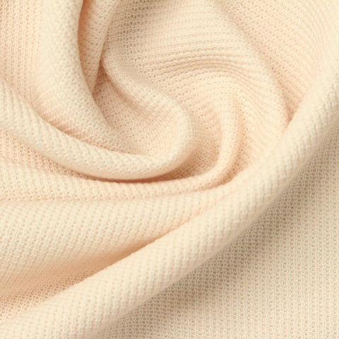 Polyester Stretch Knit Fabric, 280 gsm, 165 cm — Beige