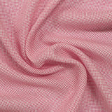 Pink Houndstooth Poplin, Viscose — photo 2