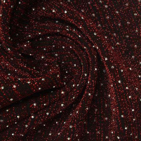 Silver Dots Knit, Poly-Metallic, 180 gsm, 150 cm, ref EF-270610