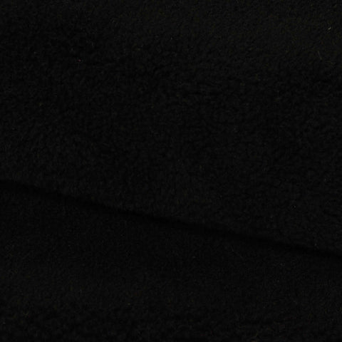 Black Sherpa Fleece, Polyester