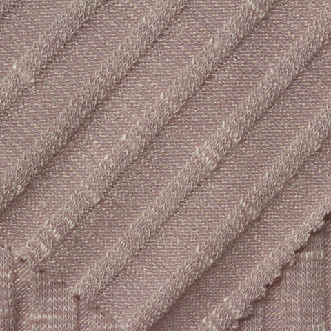Pink Marl Rib Knit, Viscose-Poly, 315 gsm