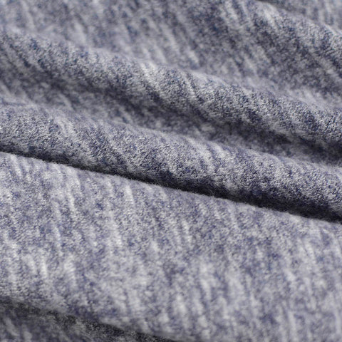Blue Marl Jersey Knit, Viscose-Poly, 204 gsm