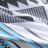 Black Zigzags Woven, Viscose — photo 2