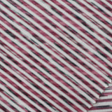 White Horizontal-Stripe Rib Knit, Polyester — photo 2