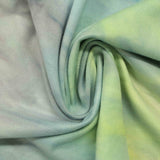 Light Blue Abstract Milk Silk Knit, Polyester — photo 2