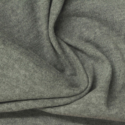 Grey Marl Jersey Knit, Cotton-Poly, 165 gsm