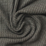 Viscose Polyester Stretch Waffle Knit Fabric, 191 gsm, 186 cm — Grey — photo 2