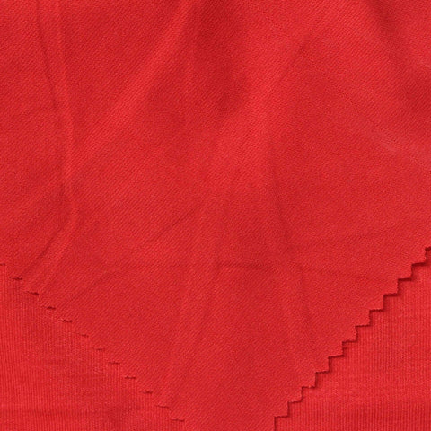Viscose Polyester Stretch Jersey Knit Fabric, 220 gsm, 175 cm — Red