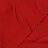 Viscose Nylon Stretch Piqué Knit Fabric, 235 gsm, 178 cm — Red — photo 2