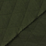 Dark Green Diamond Jacquard, Cotton-Poly — photo 2