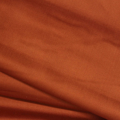 100% Cotton Rib Knit Fabric, 180 gsm — Orange