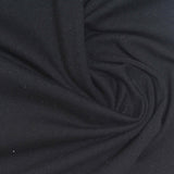 Cotton Stretch Jersey Knit Fabric, 180 gsm, 170 cm — Black — photo 2