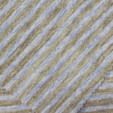Light Blue Horizontal-Stripe Chunky Knit, Poly-Viscose — photo 2