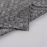 Black Marl Rib Knit, Viscose-Poly — photo 2